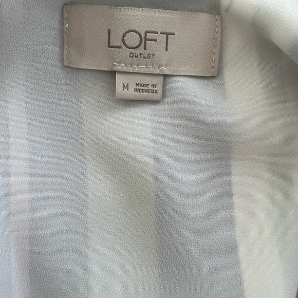 LOFT Outlet Stripped WrapMidi Dress 👗 - Picture 7 of 7